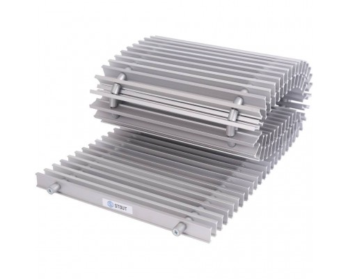 Конвектор внутрипольный STOUT SCN 110.240.1000 (Решётка роликовая) SCN-1100-1124100 (SCN-1100-1124100)