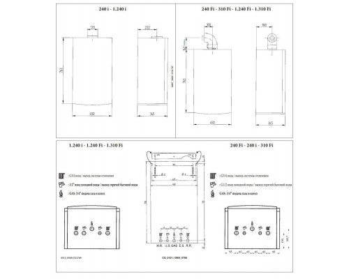*CSE45524358T7850542 (CSE45524358-) Baxi LUNA 3 comfort 1.240 Fi котел одноконтурный/ турбированный (CSE45524358T7850542)