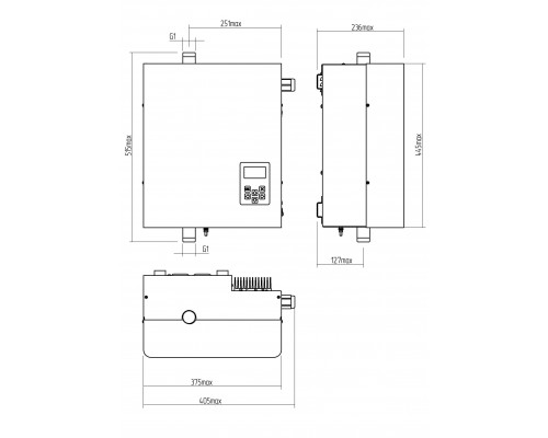 Электрический котел РЭКО 15П 15 кВт 380В (46012150002)