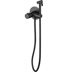 Гигиенический душ Allen Brau Thermo Rund 5.60001-31 со смесителем, С ВНУТРЕННЕЙ ЧАСТЬЮ, черный матовый