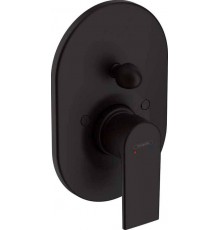 Смеситель для ванны с душем Hansgrohe Vernis Shape 71458670 черный