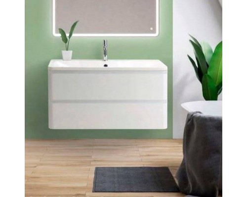 Тумба под раковину BelBagno Albano 100 подвесная, bianco lucido