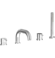 Смеситель на борт ванны IB Rubinetterie Milanotorino MT396CC chrome