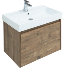 Тумба с раковиной Aquanet Nova Lite 75 дуб рустикальный, 1 ящик