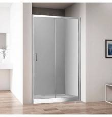 Душевая дверь в нишу Aquanet Alfa NAA6121 140х200 стекло прозрачное, профиль хром