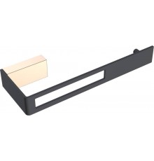 Полотенцедержатель Boheme Q 10945-G-B Gold   black