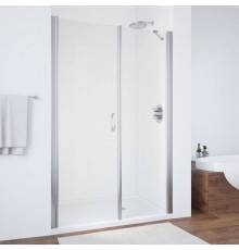 Душевая дверь в нишу Vegas Glass EP-F-2 125 08 01 L профиль глянцевый хром, стекло прозрачное