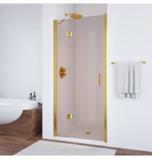 Душевая дверь в нишу Vegas Glass AFP TUR NOVO h1890 120 09 05 L профиль золото, стекло бронза