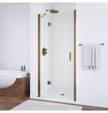 Душевая дверь в нишу Vegas Glass AFP TUR NOVO h1890 110 05 01 L профиль бронза, стекло прозрачное