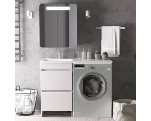 Мебель для ванной комнаты Orange Sistema 110 L с ящиками, под стиральную машину