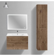 Мебель для ванной комнаты Vincea Mia Slim 80, 2 ящика, дуб винтаж