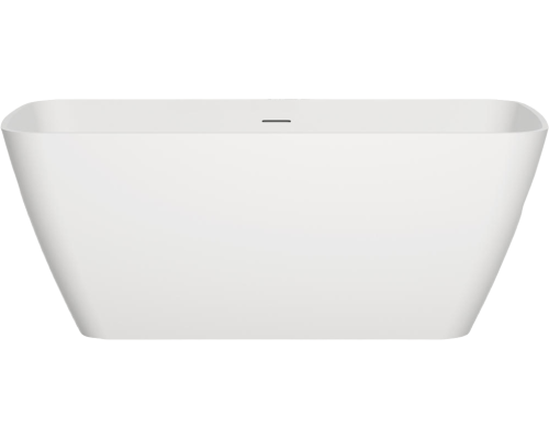 Ванна из искусственного камня Salini Agata S-Sense 180x80 см, отдельностоящая, со сливом-переливом, с донным клапаном