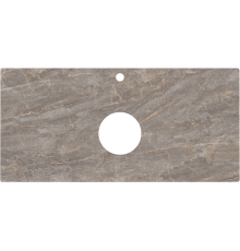 Столешница Kerama Marazzi Plaza Парнас 100 коричневая, с отверстием для смесителя