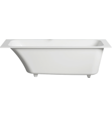 Ванна из искусственного камня Salini Orlanda Kit 170x70 см, с ножками, со сливом-переливом, матовая