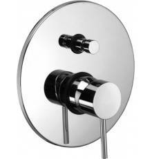 Смеситель для ванны с душем Paffoni Light LIG015CR С ВНУТРЕННЕЙ ЧАСТЬЮ