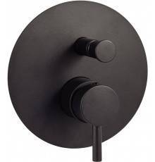 Смеситель для ванны с душем Paffoni Light LIG015NO С ВНУТРЕННЕЙ ЧАСТЬЮ