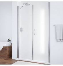 Душевая дверь в нишу Vegas Glass EP-F-2 120 08 10 R профиль глянцевый хром, стекло сатин