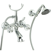 Смеситель для ванны с душем Migliore Korona Crystal l 27307 хром