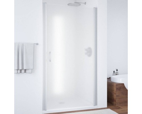 Душевая дверь в нишу Vegas Glass EP 0085 07 10 профиль матовый хром, стекло сатин