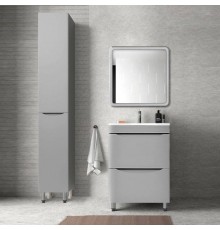 Мебель для ванной комнаты Style Line Бергамо Мини 60 Люкс Plus напольная, антискрейтч серая