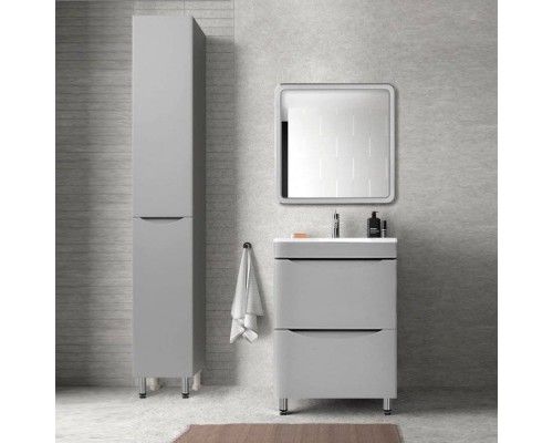 Мебель для ванной комнаты Style Line Бергамо Мини 60 Люкс Plus напольная, антискрейтч серая