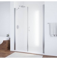 Душевая дверь в нишу Vegas Glass EP-F-2 150 08 10 R профиль глянцевый хром, стекло сатин
