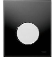 Кнопка смыва TECE Loop Urinal 9242656 черное стекло, кнопка хром