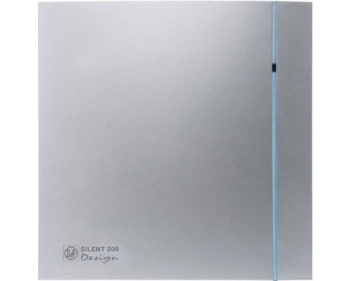 Вытяжной вентилятор Soler Palau Design Silent 200 CZ Design-3C silver 4 сменных полоски