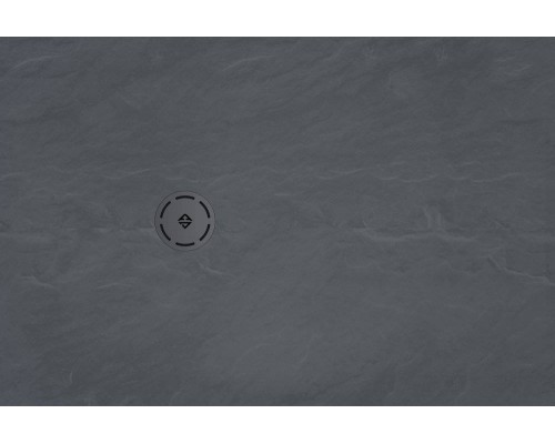 Поддон для душа Jacob Delafon Singulier 120х90 серый сланец с сифоном