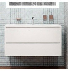 Тумба под раковину Art Max Family 100, подвесная, Bianco Lucido
