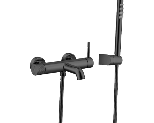 Смеситель для ванны с душем Boheme Uno 463-SGM shine gun metal