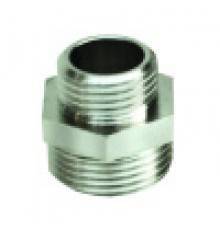 Фитинги резьбовые Нипель никел. НР-НР 1/2х3/8 AP35801238N