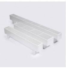 Конвекторы медно-алюминиевые напольные Конвектор напольный Gekon Level H13 L180 W23 RAL9016 GLUF0.01318023/FMC/RAL9016