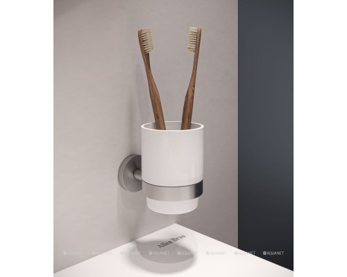 Стакан Allen Brau Priority 6.31002-BN белый/никель браш