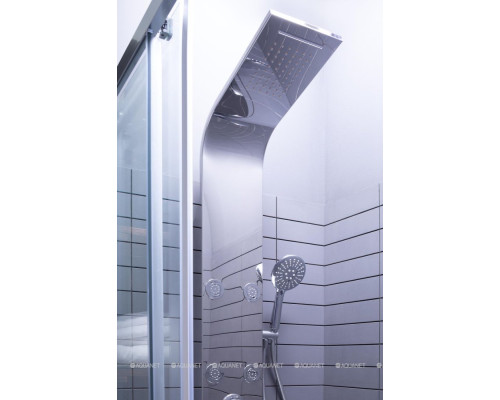 Душевая дверь Aquanet Alfa NAA6121 120, прозрачное стекло