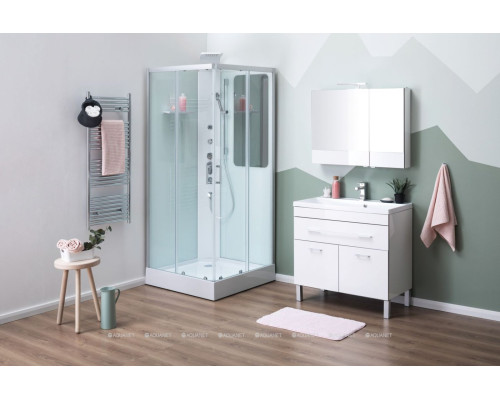 Зеркальный шкаф Aquanet Верона 90 белый