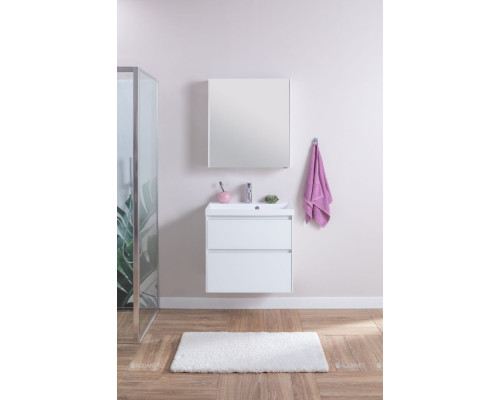 Зеркальный шкаф Aquanet Латина 70 белый