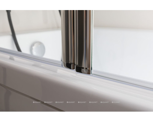 Шторка на ванну Aquanet Alfa 4 NF6222-pivot , прозрачное стекло