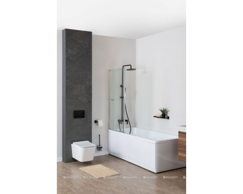 Шторка на ванну Aquanet Alfa 4 NF6222-pivot , прозрачное стекло