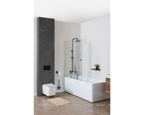 Шторка на ванну Aquanet Alfa 4 NF6222-pivot , прозрачное стекло