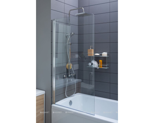 Шторка на ванну Aquanet Alfa 1 NF6211, прозрачное стекло