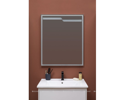 Зеркало Aquanet Модена 75 белый