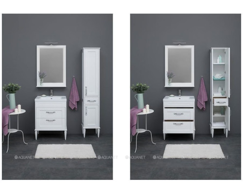 Шкаф-пенал Aquanet Денвер 36 R белый