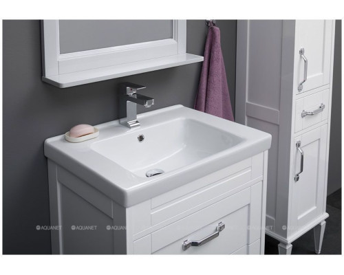Шкаф-пенал Aquanet Денвер 36 R белый