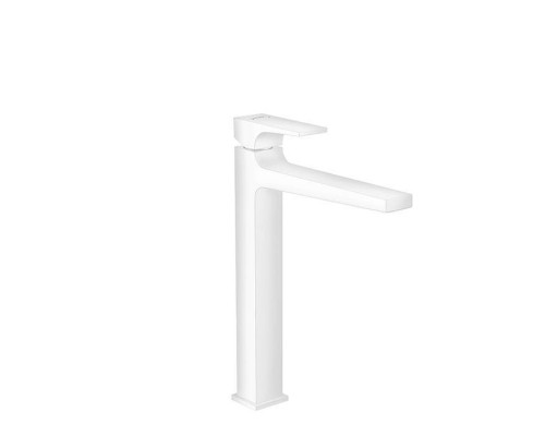 Hansgrohe Metropol Смеситель для раковины 260, на 1 отв, с донным клапаном, излив 204мм, цвет: белый матовый. 32512700 Hansgrohe Metropol Смеситель для раковины 260, на 1 отв, с донным клапаном, излив 204мм, цвет: белый матовый. 32512700
