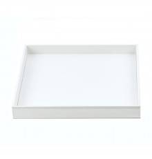 Decor Walther Brownie Tab Q Лоток универсальный 26x22см, настольный, цвет: белая кожа. 0932550