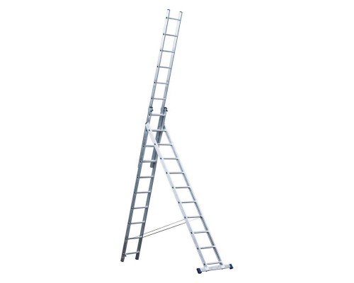 Лестница трехсекционная универсальная 10 ступеней AL310