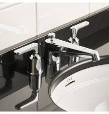 DevonDevon Twenties Смеситель для раковины, на 3 отв., с донным клапаном, цвет: хром. TWY900CR_EU