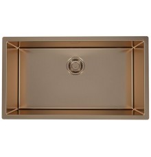 Alv 1122729 Quadrix Monarch Cooper Мойка F/S/U, 1 чаша, 1 мм, 790x450x200 мм+выпуск,без сиф.,шк 800 1122729