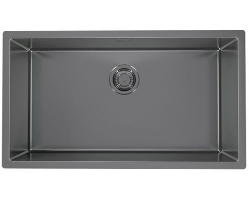Alv 1122730 Quadrix Monarch Anthracite Мойка F/S/U, 1 чаша, 1 мм, 790x450x200мм+выпуск,без сиф,шк800 1122730